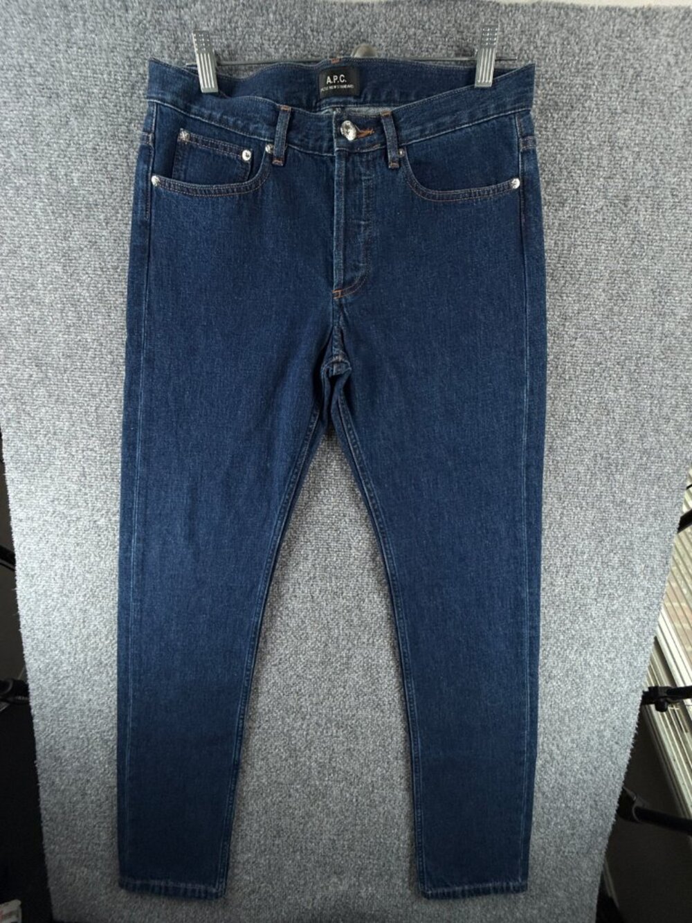 APC Women Dark Wash Denim Jeans 30 All Cotton Petit New Standard ACTL 31X33